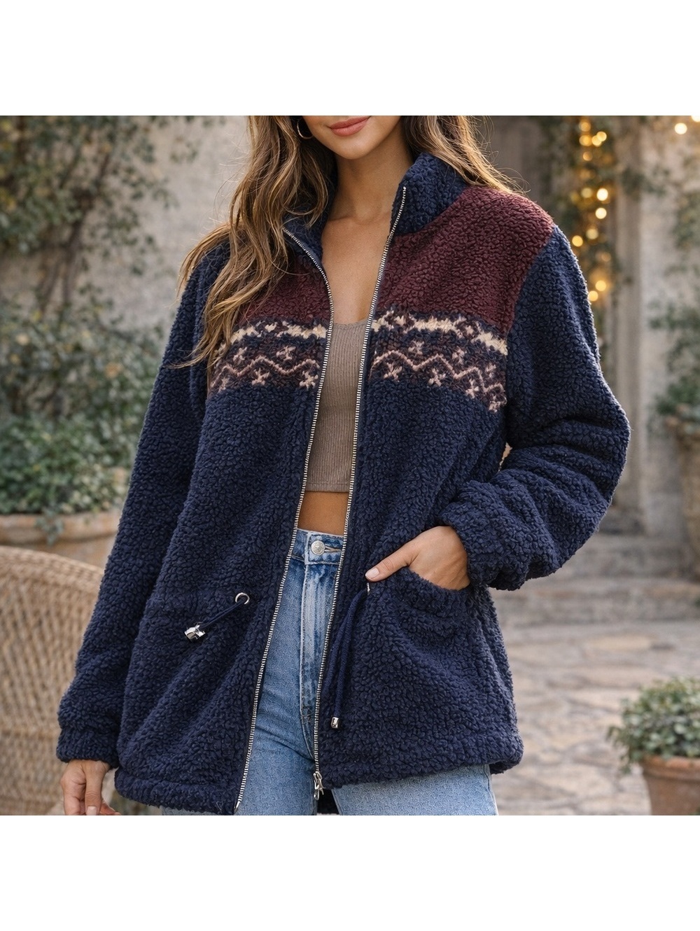Vintage Sherpa Full Zip